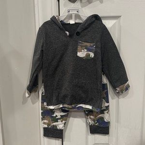 Long sleeve dino set